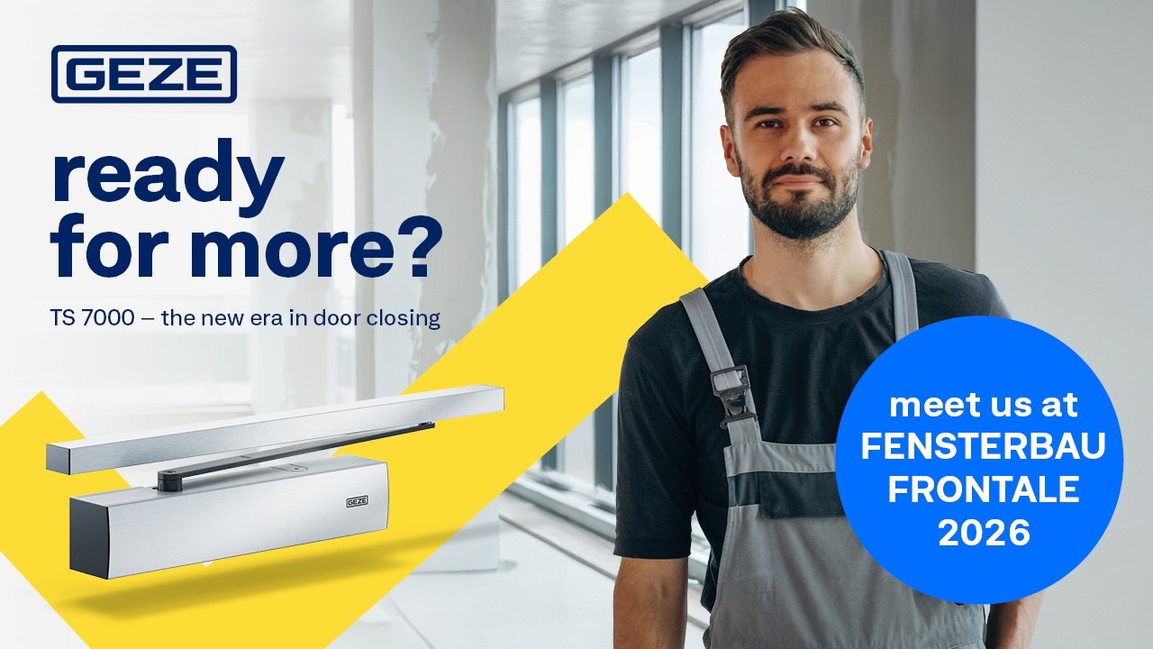 Ready for more? GEZE at FENSTERBAU FRONTALE 2026 | Teaser 